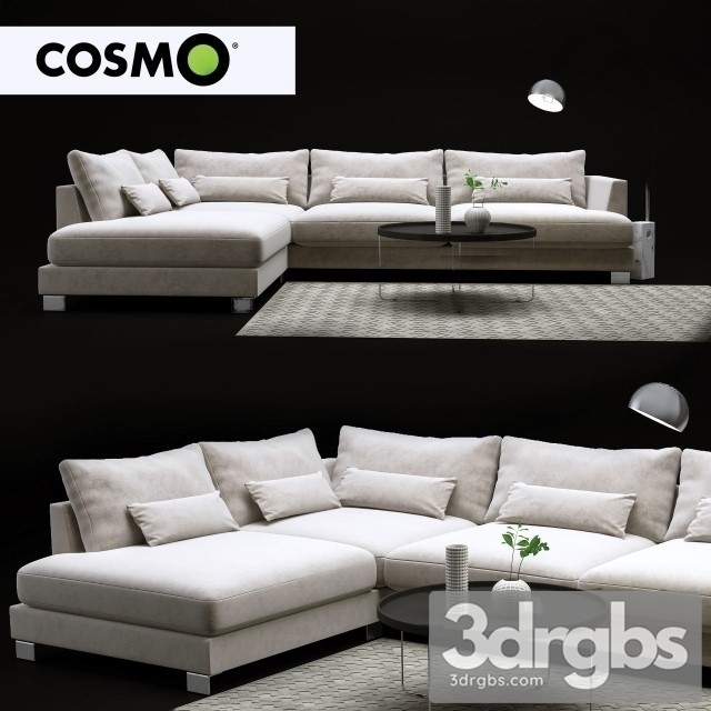 Cosm Sofa 3dsmax Download - thumbnail 1