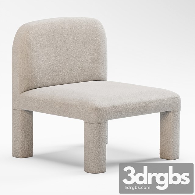 Globewest Hugo Arc Occasional Chair 3dsmax Download - thumbnail 1