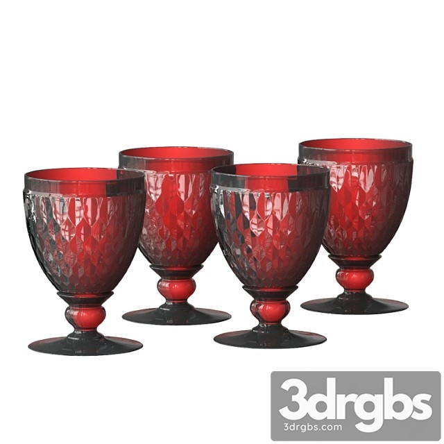 Villeroy Boch Red Wine Glass 3dsmax Download - thumbnail 1