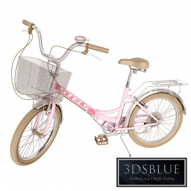 Pink folding bike Stels Pilot 3DS Max - thumbnail 3