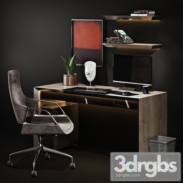 Workplace Graph Chair 3dsmax Download - thumbnail 1