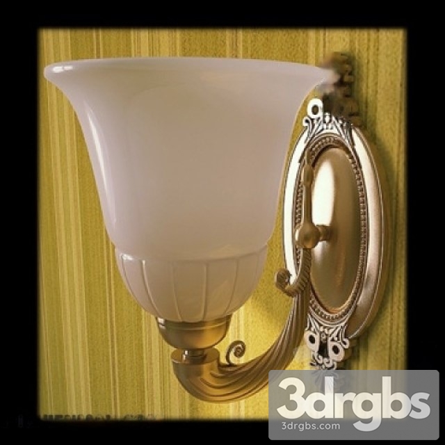 Glasberg Beige Country Wall Light 3dsmax Download
