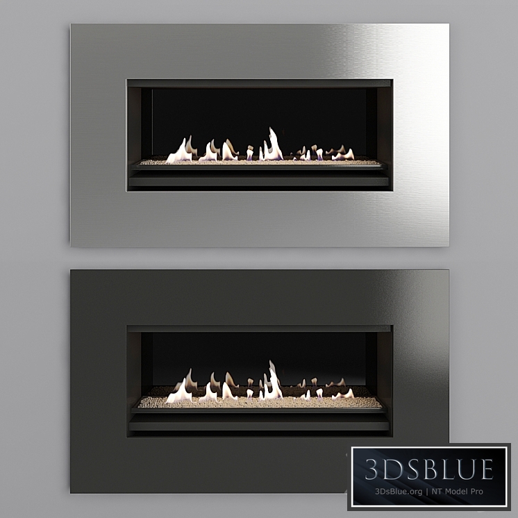 Fireplace modern 21 3DS Max - thumbnail 3