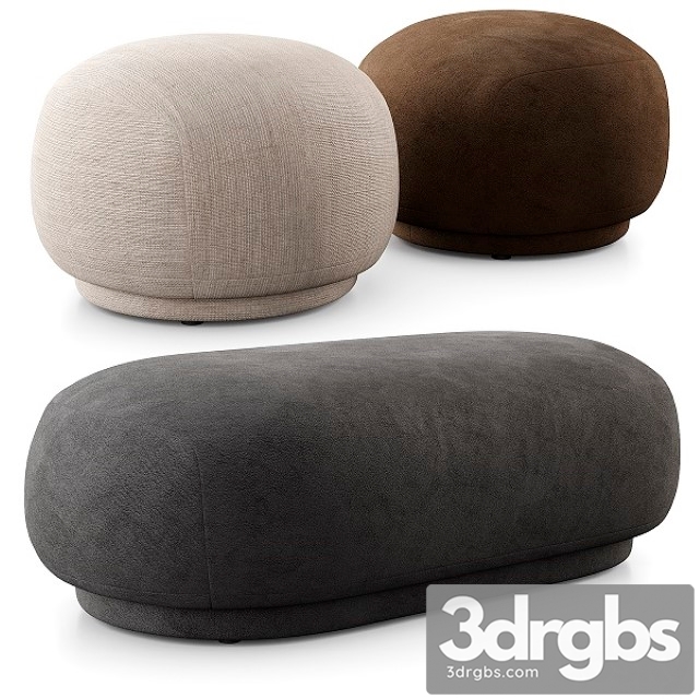 Rico Pouf And Ottoman By Ferm Living 3dsmax Download