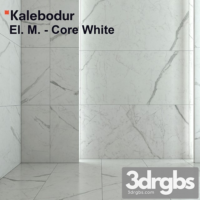 Tile kale elegant marbles – core white 3dsmax Download