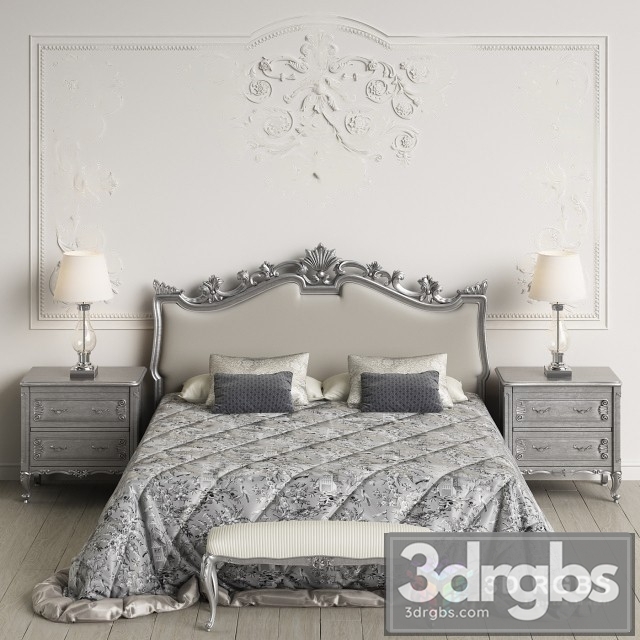 Angelo Cappellini Giglio Bedroom 3dsmax Download - thumbnail 1