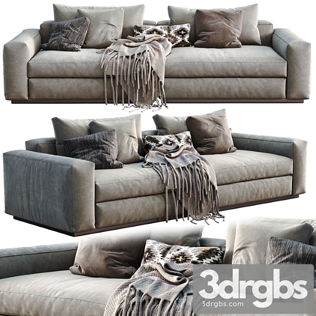 Flexform sofa beauty 2 3dsmax Download - thumbnail 1