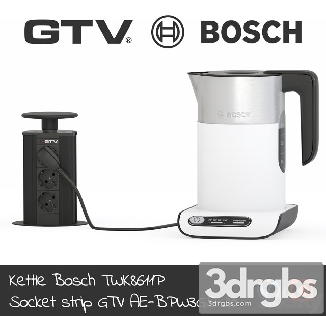 Teapot Bosch GTV Outlet Box 3dsmax Download - thumbnail 1