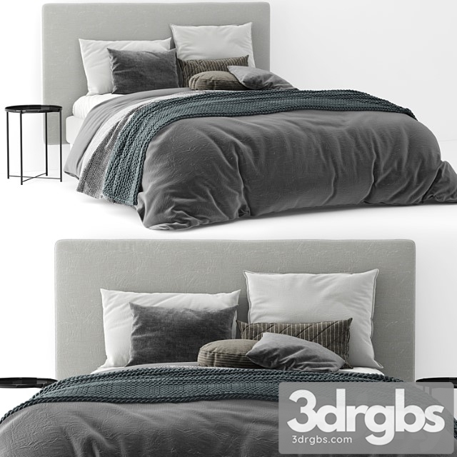 Ikea Skulsford Bed 3dsmax Download - thumbnail 1