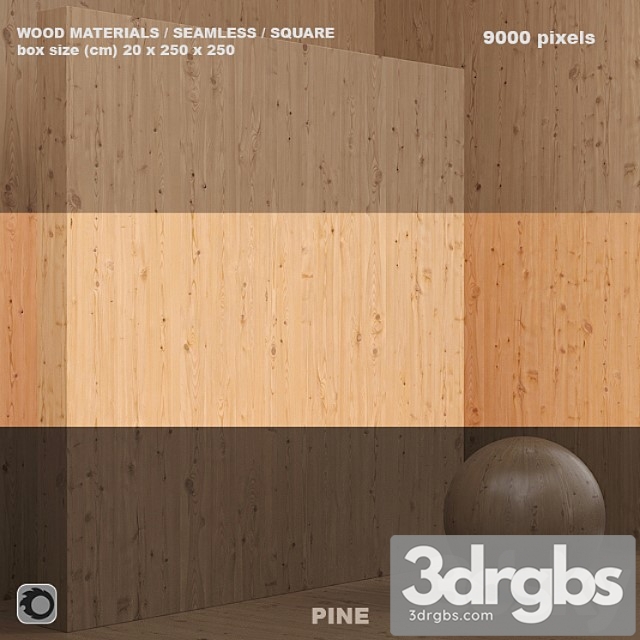 Wood pine solid (seamless) – set 48 3dsmax Download