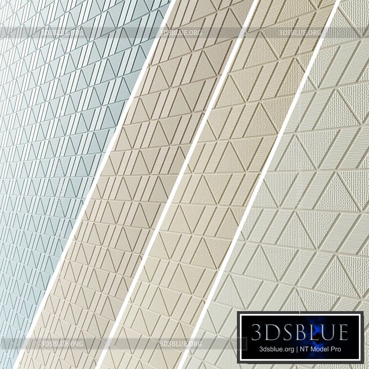 Wall tiles ATLAS CONCORDE Aplomb. Mosaic Triangle 3DS Max - thumbnail 3