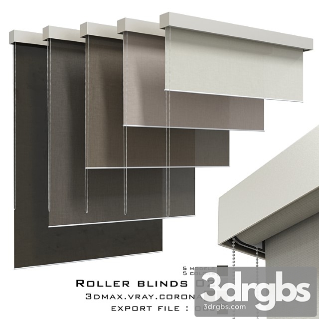 Roller Blinds 02 3dsmax Download - thumbnail 1