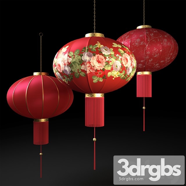 Chinese lanterns 3dsmax Download
