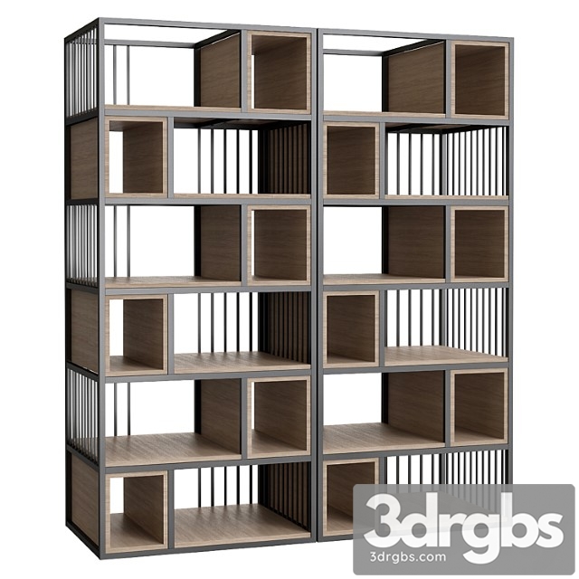 Shakedesign bookcases no. 18 2 3dsmax Download - thumbnail 1