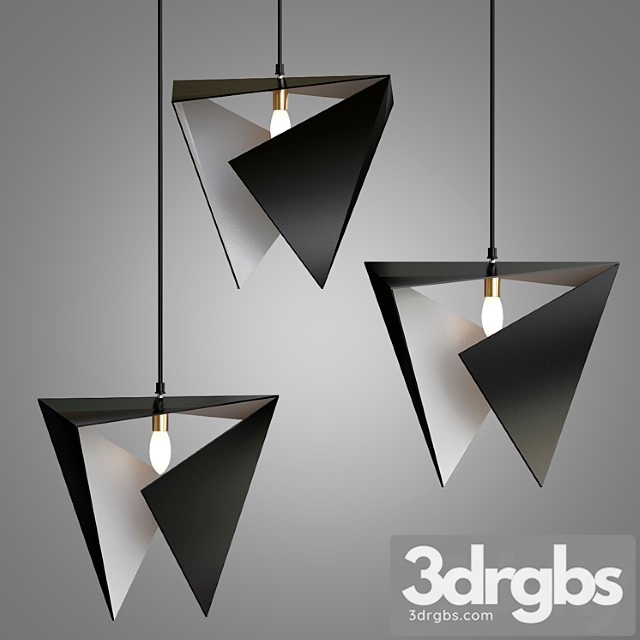Origami Inspired Light Fixture 3dsmax Download - thumbnail 1