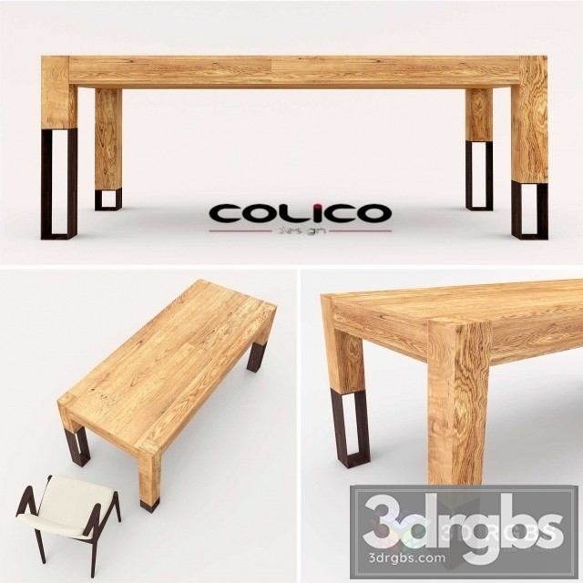 Colico Table 3dsmax Download - thumbnail 1
