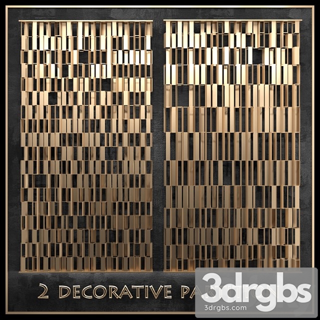 Decorative partition_222 3dsmax Download - thumbnail 1