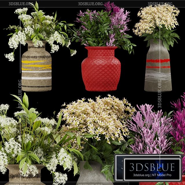 Collection plant vol 259 – Bouquet – flower 3DS Max - thumbnail 3