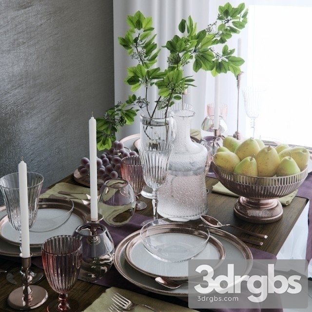 Table Setting 17 3dsmax Download