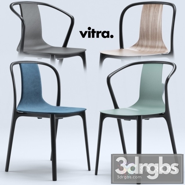 Vitra Belleville Chair 3dsmax Download - thumbnail 1