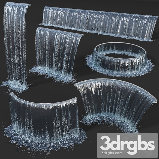Water Collection 54 3dsmax Download - thumbnail 1
