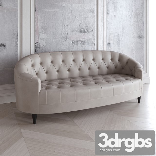 Baker Furniture Oval Sofa 3dsmax Download