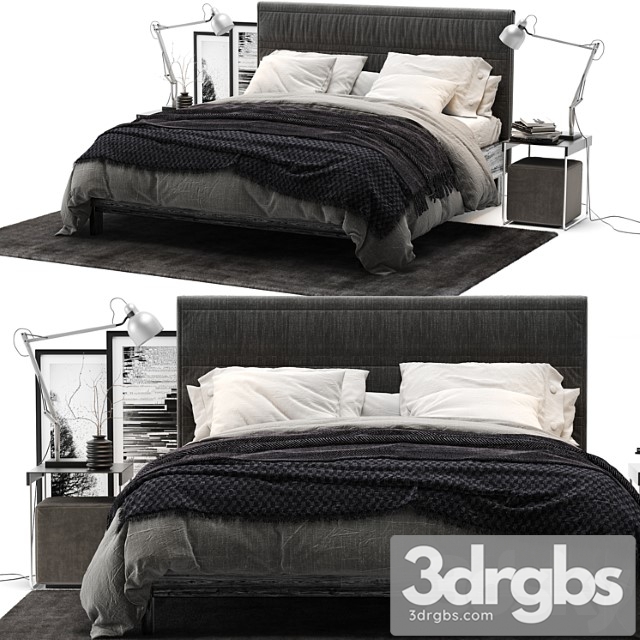 Ikea oppland bed_2 2 3dsmax Download - thumbnail 1