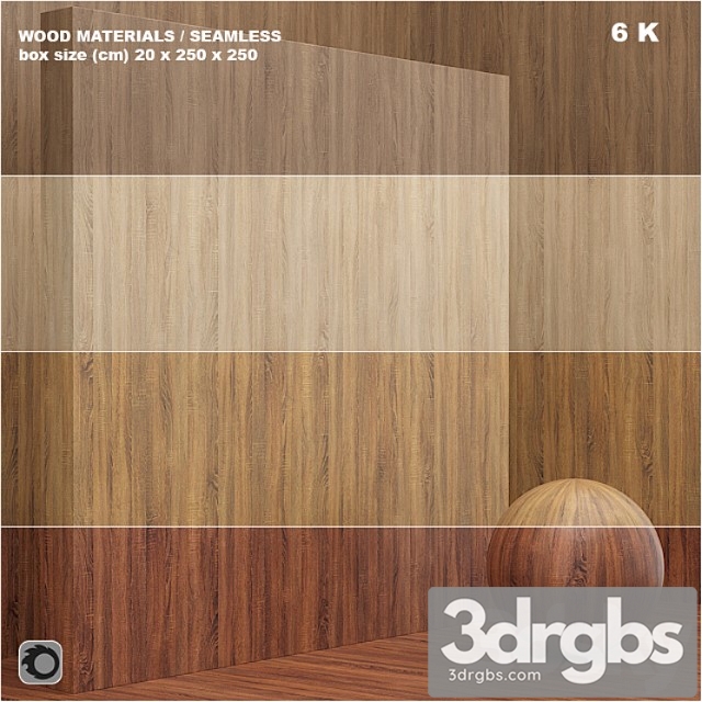 Wood (seamless) – set 28 3dsmax Download - thumbnail 1