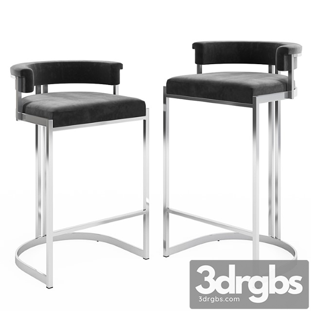 Eichholtz dante bar stool 2 3dsmax Download - thumbnail 1