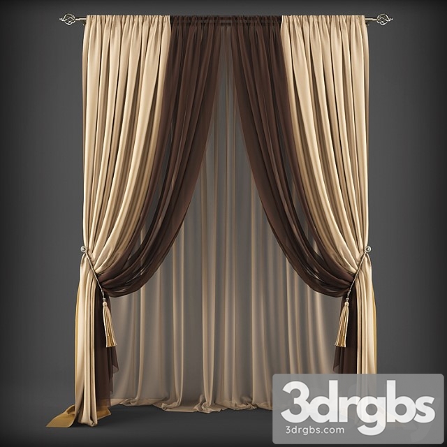 Curtains306 3dsmax Download - thumbnail 1