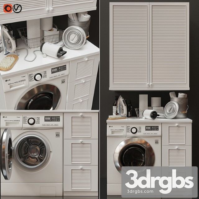 Laundry Decor 31 3dsmax Download - thumbnail 1