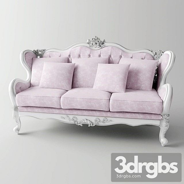 Royal Classic Salon Sofa 3dsmax Download - thumbnail 1