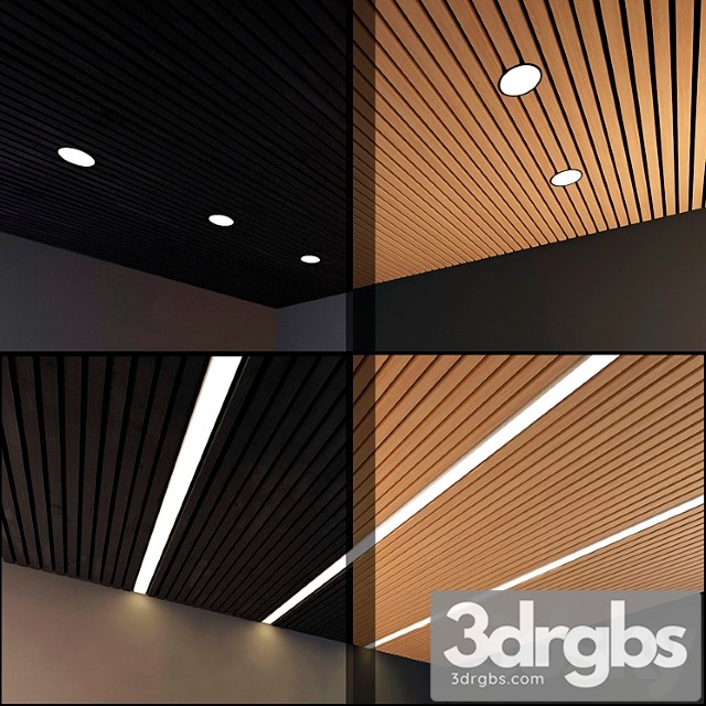 Wooden ceiling 7 3dsmax Download - thumbnail 1