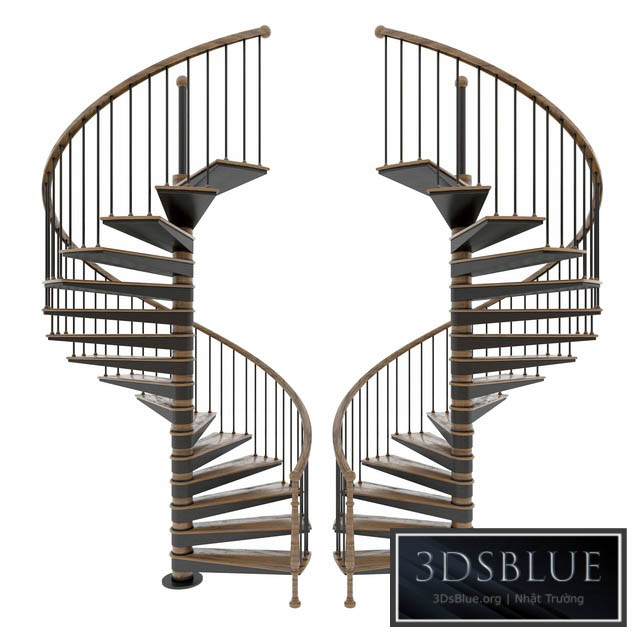 Stairs 4 3DS Max - thumbnail 3