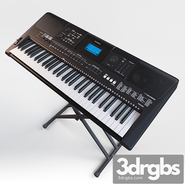 Synthesizer Yamaha PSR E453 3dsmax Download - thumbnail 1