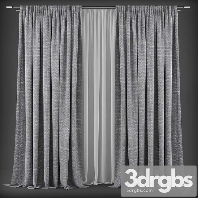 Curtains316 3dsmax Download - thumbnail 1