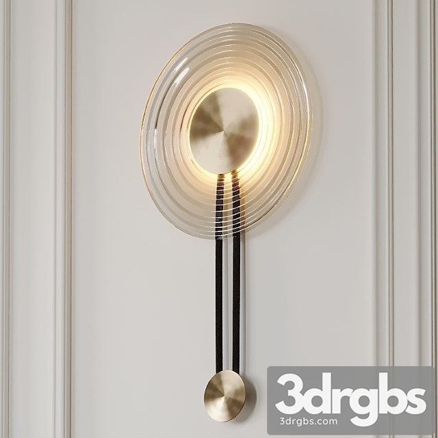 Solar wall sconce by chelsom 3dsmax Download - thumbnail 1