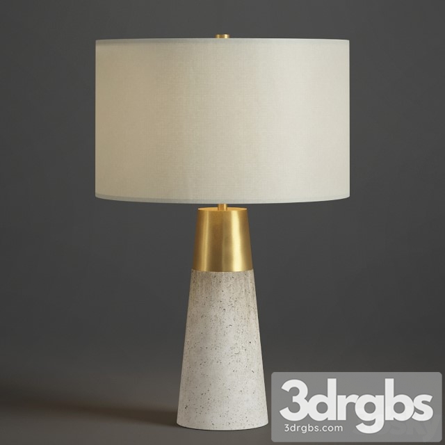 Oliver Bonas Munari Table Lamp 3dsmax Download - thumbnail 1