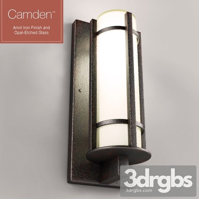 Kichler Camden Wall Light Outdoor  3dsmax Download - thumbnail 1
