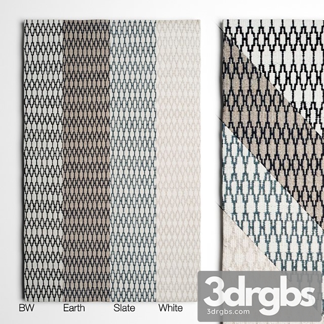 Elliot rugs by linie design 3dsmax Download - thumbnail 1