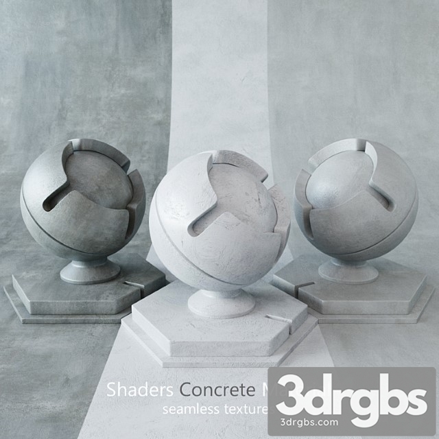 Shaders concrete 6 3dsmax Download - thumbnail 1