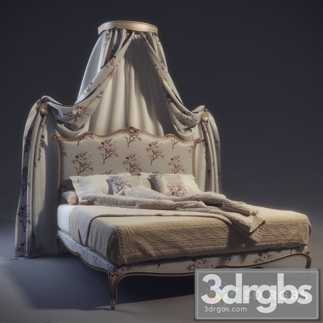 Salda Letto Bed 3dsmax Download - thumbnail 1
