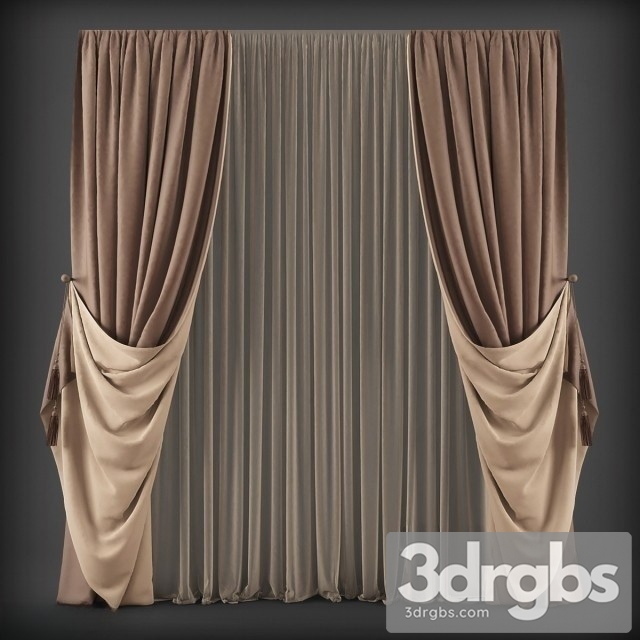 Curtain Shtory 115 3dsmax Download - thumbnail 1