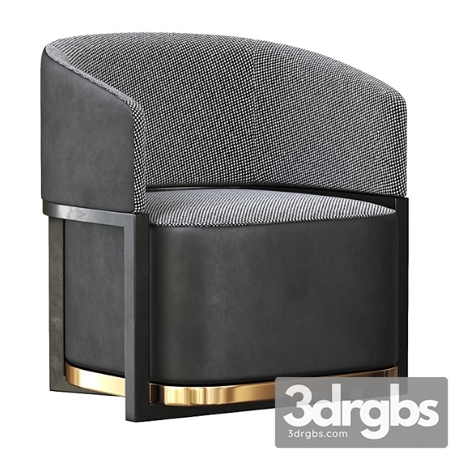 Frida armchairs from flexform 3dsmax Download - thumbnail 1