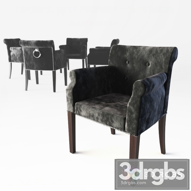 Dining Chair Key Largo 3dsmax Download - thumbnail 1