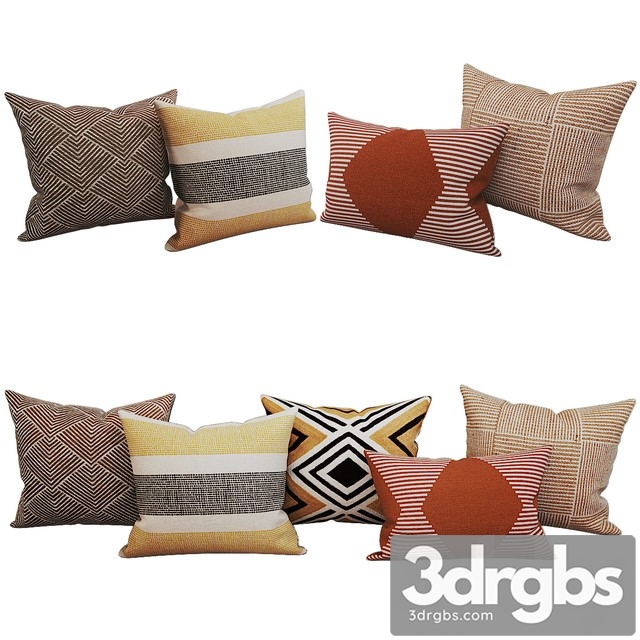 Decorative Set Pillow 26 3dsmax Download - thumbnail 1
