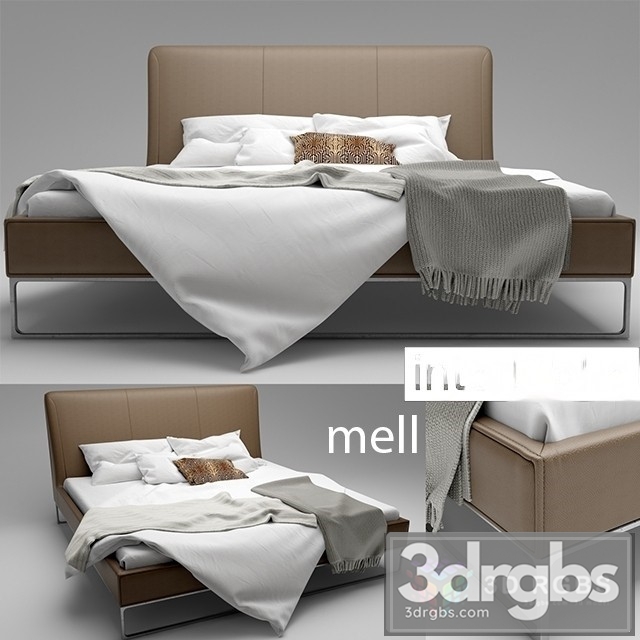Interlubke Mell Bed 3dsmax Download - thumbnail 1