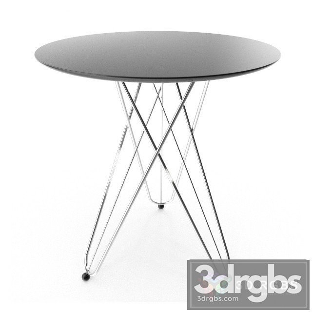 Gueridon Wire Table 3dsmax Download - thumbnail 1