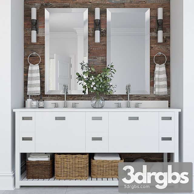 Furniture and Decor for Bathrooms 11 3dsmax Download - thumbnail 1