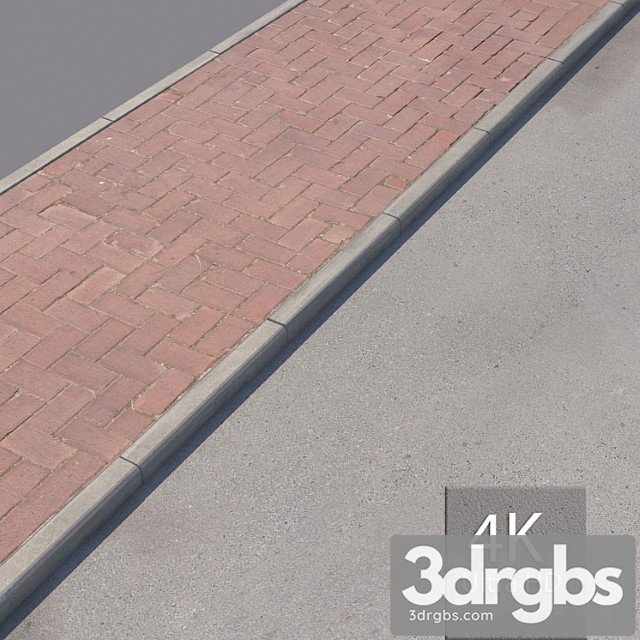 Paving Sidewalk 5 3dsmax Download - thumbnail 1